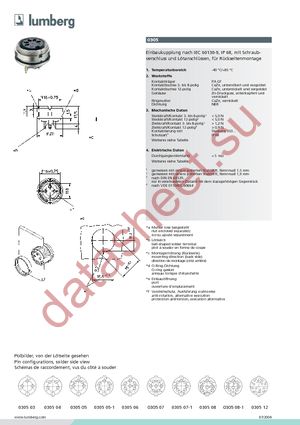 0305 05 datasheet  